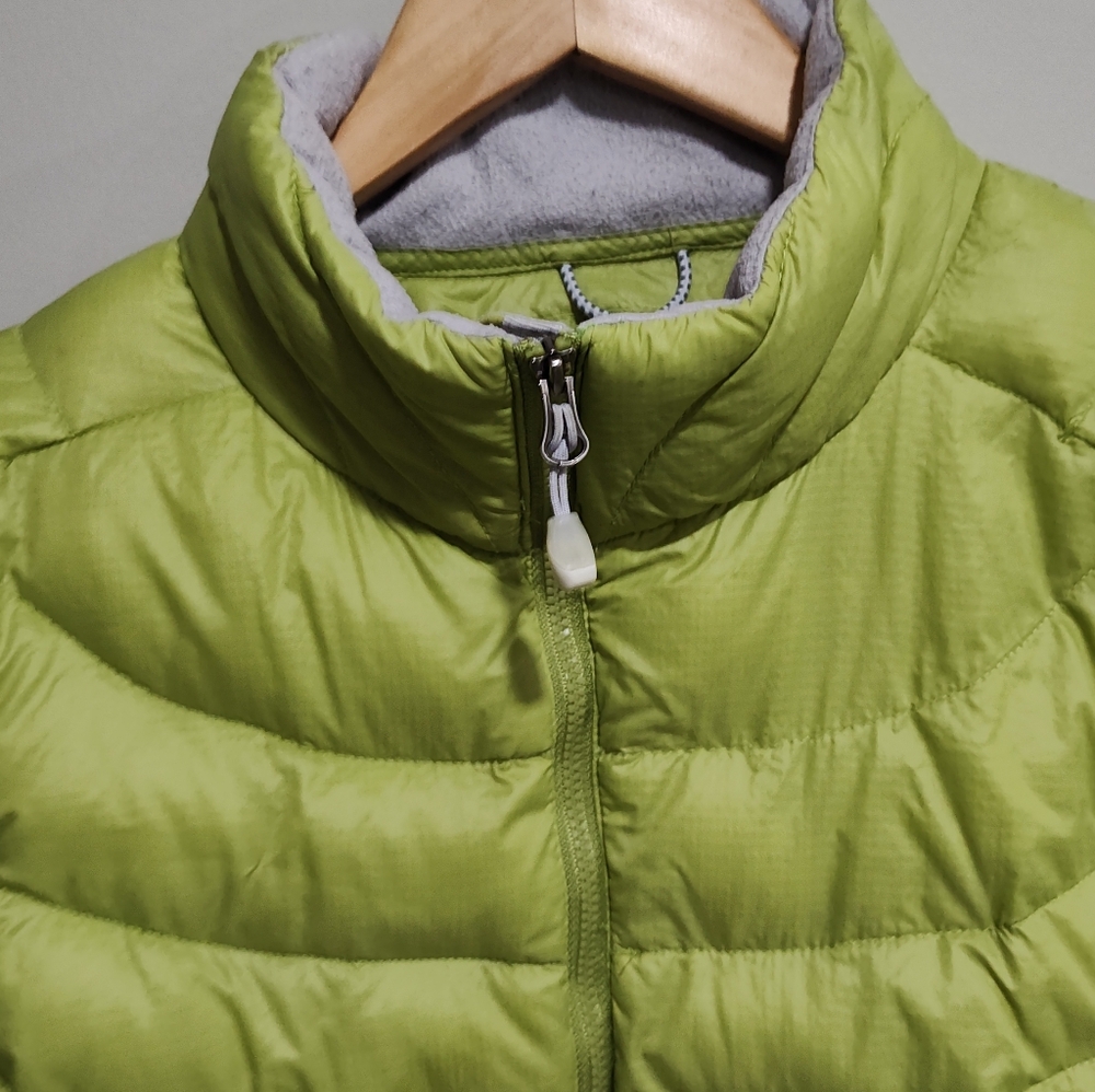 Lands’ End Youth Thermo Packable Puffer Jacket, Lime Green, Size 18-20 xl - Picture 3 of 8